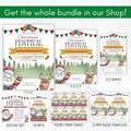 christmas boutique holiday market invitation